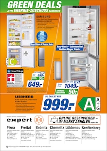 Kühlschrank im aktuellen expert Prospekt (Pirna) Kühlschrank im expert Prospekt "Top Angebote" mit 12 Seiten (Pirna)