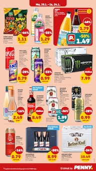 Wasser im Penny Prospekt "Wer günstig will, muss Penny." mit 40 Seiten (Cottbus)