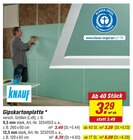 Gipskartonplatte von Knauf im aktuellen toom Baumarkt Prospekt für 4,39 €