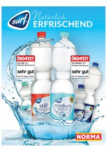 Mineralwasser im Norma Prospekt "Mehr fürs Geld" mit 28 Seiten (Mannheim)