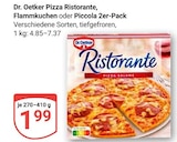 Pizza Ristorante Angebote von Dr. Oetker bei GLOBUS Neustadt für 1,99 €