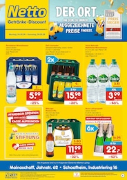 Netto Marken-Discount Prospekt für Aschaffenburg: "DER ORT, AN DEM DU IMMER AUSGEZEICHNETE PREISE FINDEST.", 2 Seiten, 04.05.2026 - 09.05.2026
