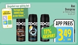 Deospray im Angebot bei EDEKA in Regensburg Deospray Angebote von Axe bei EDEKA Regensburg für 3,49 €