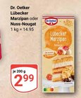 Lübecker Marzipan Angebote von Dr. Oetker bei GLOBUS Braunschweig für 2,99 €