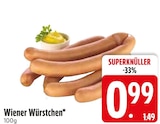 Wiener Würstchen im EDEKA Prospekt Wiener Würstchen im aktuellen EDEKA Prospekt für 0,99 €