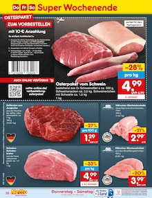 Schweinefilet im Netto Marken-Discount Prospekt "Aktuelle Angebote" mit 64 Seiten (Fürth)