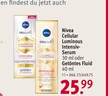 Cellular Luminous Intensiv-Serum oder Getöntes Fluid Angebote von Nivea bei Rossmann Gütersloh für 25,99 €
