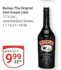 GLOBUS - The Original Irish Cream Likör Angebot im Prospekt The Original Irish Cream Likör bei GLOBUS im Prospekt "" für 9,99 €
