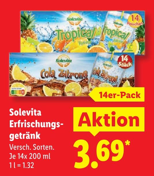 Erfrischungsgetränk Cola Zitrone