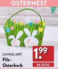 ALDI Nord - Filz-Osterkorb Angebot im Prospekt Filz-Osterkorb bei ALDI Nord im Prospekt "" für 1,99 €