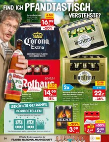 Bier im Netto Marken-Discount Prospekt "Aktuelle Angebote" mit 70 Seiten (Reutlingen)