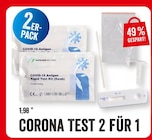 COVID-19 Antigen Rapid Test Kit (Swab) bei Kaufhaus Stolz im Lüssow Prospekt für 1,00 €