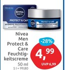 Men Protect & Care Feuchtigkeitscreme im Angebot bei budni in Buchholz Men Protect & Care Feuchtigkeitscreme Angebote von Nivea bei budni Buchholz für 4,99 €