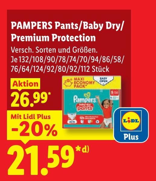 Pants/Baby Dry/Premium Protection