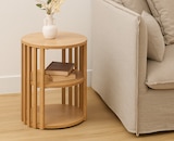 Table d’appoint Slat 1 étagère en promo chez Maxi Bazar Table d’appoint Slat 1 étagère dans le catalogue Maxi Bazar