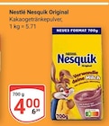 Aktuelle Kakao Angebote bei GLOBUS in Koblenz Aktuelles Nesquik Original Angebot bei GLOBUS in Koblenz ab 4,00 €