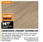 Laminatboden „Poseidon“ California Oak Angebote bei OBI Siegen für 14,99 €