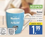 Tasse im Angebot bei EDEKA in Augsburg Tasse Angebote von Kesper bei EDEKA Augsburg für 1,99 €