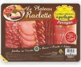 Le plateau raclette petitgas dans le catalogue Super U