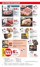 Prix et réduction Steak dans le prospectus Super U en cours Offre Steak dans le catalogue Super U du moment à la page 26