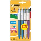 4 stylos-bille 4 couleurs - BIC - Carrefour à Rillieux-la-Pape 4 stylos-bille 4 couleurs - BIC en promo chez Carrefour Rillieux-la-Pape à 4,70 €