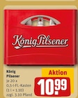 König Pilsener im Angebot bei REWE in Menden König Pilsener Angebote von König Pilsener bei REWE Menden für 10,99 €