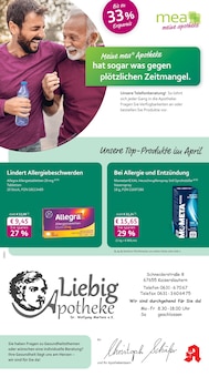 mea - meine apotheke Prospekt Unsere April-Angebote mit 4 Seiten