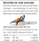 Benzin Kettensäge Angebote von Stihl bei Holz Possling Berlin für 389,00 €