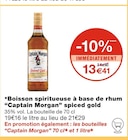 Boisson spiritueuse à base de rhum spiced gold - Captain Morgan dans le catalogue Monoprix