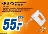 Handmixer F608 14 Angebote von KRUPS bei expert Salzgitter für 55,00 €