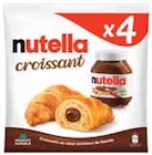 Croissants x4 surgelés - NUTELLA en promo chez Intermarché Croissants x4 surgelés - NUTELLA dans le catalogue Intermarché