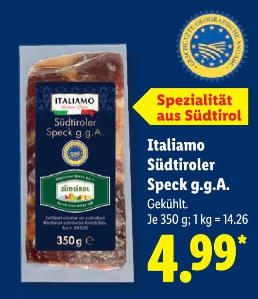 Südtiroler Speck g.g.A.
