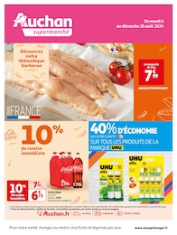 Prospectus Auchan Supermarché à Montaignac-Saint-Hippolyte, "Auchan supermarché", 20 pages, 06/08/2024 - 18/08/2024