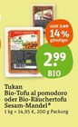Bio-Tofu al pomodoro oder Bio-Räuchertofu Sesam-Mandel im aktuellen Prospekt bei tegut in Schrecksbach