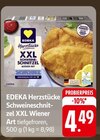 Herzstücke Schweineschnitzel XXL Wiener Art Angebote von EDEKA bei EDEKA Heidelberg für 4,49 €