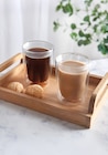 Lot de 2 gobelets en verre en promo à 3,98 € chez B&M Lot de 2 gobelets en verre dans le catalogue B&M