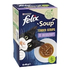 Aktuelles FELIX Soup Tender Strips Gemischte Vielfalt 6 x 48 g Angebot bei Zookauf in Bremen ab 1,59 €