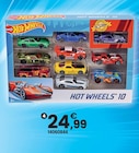 COFFRET DE 10 VÉHICULES - Hot Wheels dans le catalogue JouéClub