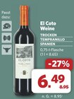 Weine von El Coto für 6,49 € bei combi im Angebot Weine von El Coto im aktuellen combi Prospekt