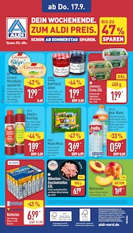 ALDI Nord Prospekt der aktuellen Woche, gĂĽltig von 14.09.2026 bis 19.09.2026 Aktueller ALDI Nord Prospekt "Aktuelle Angebote" mit 46 Seiten