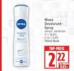 Deodorant-Spray im Angebot bei EDEKA in Potsdam Deodorant-Spray Angebote von Nivea bei EDEKA Potsdam für 2,22 €
