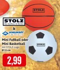 Mini Fußball oder Mini Basketball im Angebot bei Kaufhaus Stolz in Cuxhaven Mini Fußball oder Mini Basketball Angebote von STOLZ bei Kaufhaus Stolz Cuxhaven für 2,99 €