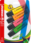 LOT DE 4 SURLIGNEURS STABILO - STABILO dans le catalogue Auchan Hypermarché