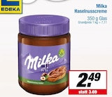 Haselnusscreme im Angebot bei EDEKA in Lingen Haselnusscreme Angebote von Milka bei EDEKA Lingen für 2,49 €
