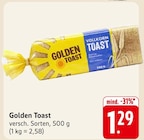 Vollkorn Toast im Angebot bei EDEKA in Rüsselsheim Vollkorn Toast Angebote von Golden Toast bei EDEKA Rüsselsheim für 1,29 €