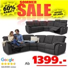 Seats and Sofas Waiblingen - Fernando Ecksofa Angebot im Prospekt Fernando Ecksofa bei Seats and Sofas im Waiblingen Prospekt für 1.399,00 €