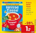 Heiße Tasse Tomaten Creme Angebote von Erasco bei Netto Marken-Discount Aschaffenburg für 1,00 €