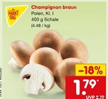 Champignon braun von Markttag im aktuellen Netto Marken-Discount Prospekt für 1,79 €
