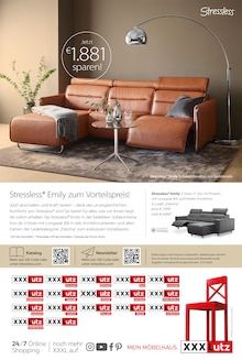 Couch im XXXLutz Möbelhäuser Prospekt "Stressless" mit 10 Seiten (Wuppertal)
