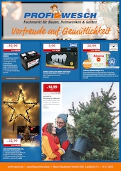 Aktueller PROFI Wesch Prospekt mit Weihnachten, "Vorfreude auf Gemütlichkeit", Seite 1